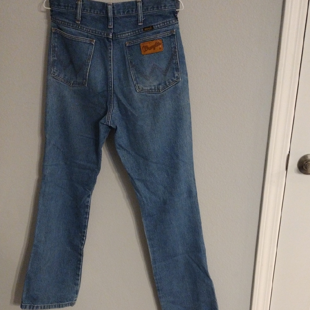 Wrangler Blue Straight Leg Jeans Classic Style